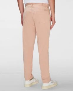 7 For All Mankind Airweft Twill Adrien 5 Pocket In Tangerine -Sleek Fit Style 7T005C76 ATT 4