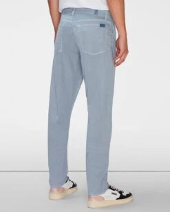 7 For All Mankind Airweft Twill Adrien 5 Pocket In Cold Gin 9 7 For All Mankind Airweft Twill Adrien 5 Pocket In Cold Gin -Sleek Fit Style 7T005C76 AWC 4