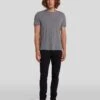 7 For All Mankind Luxe Performance Plus Paxtyn In Black -Sleek Fit Style 7T010V60 BLK 1