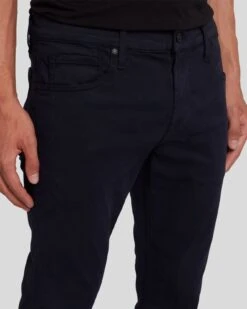 7 For All Mankind Luxe Performance Plus Paxtyn In Navy -Sleek Fit Style 7T010V60 EBL 3