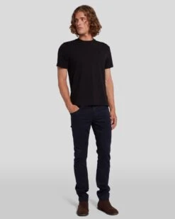 7 For All Mankind Luxe Performance Plus Paxtyn In Navy -Sleek Fit Style 7T010V60 EBL 6