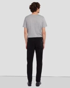 7 For All Mankind Left Hand Slimmy Tapered In True Black 11 7 For All Mankind Left Hand Slimmy Tapered In True Black -Sleek Fit Style 7T042095 TBK 4