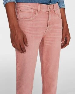 7 For All Mankind Born From Nature Slimmy Tapered In Burnt Brick -Sleek Fit Style 7T042C58 XBB 3