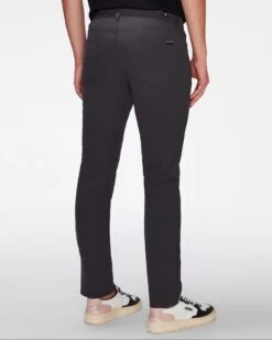 7 For All Mankind Tech Series Slimmy Tapered In Gunmetal -Sleek Fit Style 7T042C67 XGM 4