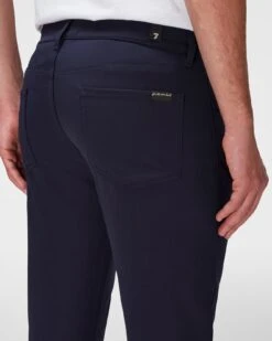 7 For All Mankind Tech Series Slimmy Tapered In Navy -Sleek Fit Style 7T042C67 XNV 3