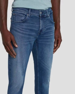 7 For All Mankind EarthKind Stretch Tek Slimmy Tapered In Maze 10 7 For All Mankind EarthKind Stretch Tek Slimmy Tapered In Maze -Sleek Fit Style 7T042C89 MZE 3