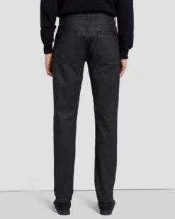 7 For All Mankind Slimmy Tapered In Coated Black 11 7 For All Mankind Slimmy Tapered In Coated Black -Sleek Fit Style 7T042C90 BLK 4