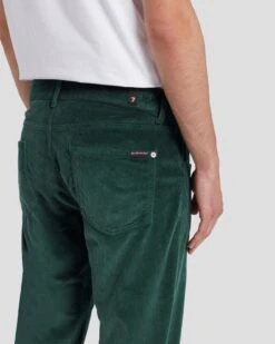 7 For All Mankind Corduroy Slimmy Tapered In Hunter Green -Sleek Fit Style 7T042C95 HUG 5