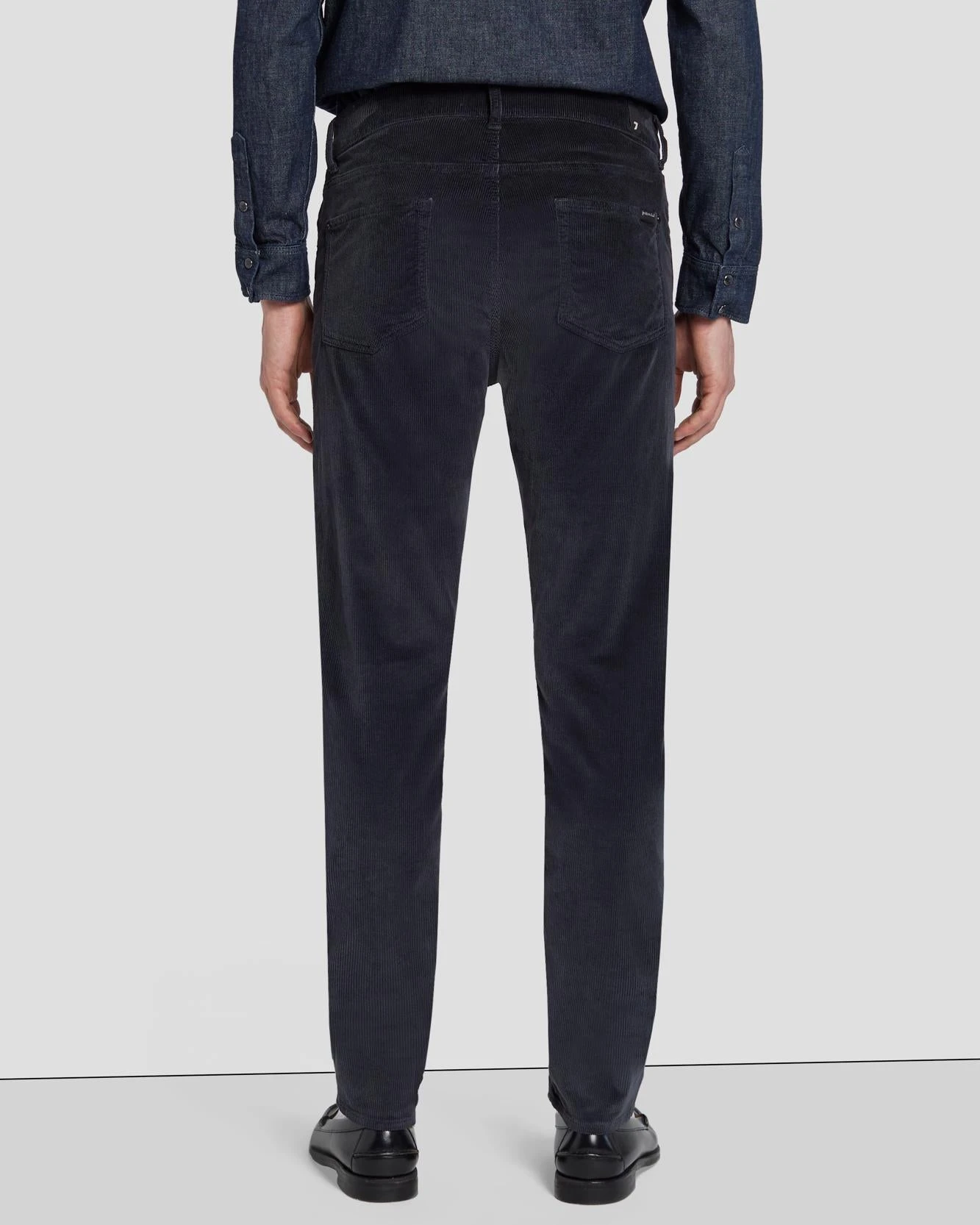 7 For All Mankind Corduroy Slimmy Tapered In Navy 6 7 For All Mankind Corduroy Slimmy Tapered In Navy - Image 4