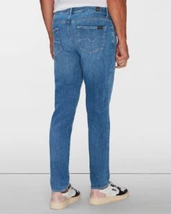 7 For All Mankind Left Hand Slimmy Tapered In Matira -Sleek Fit Style 7T042R51 LHM 4