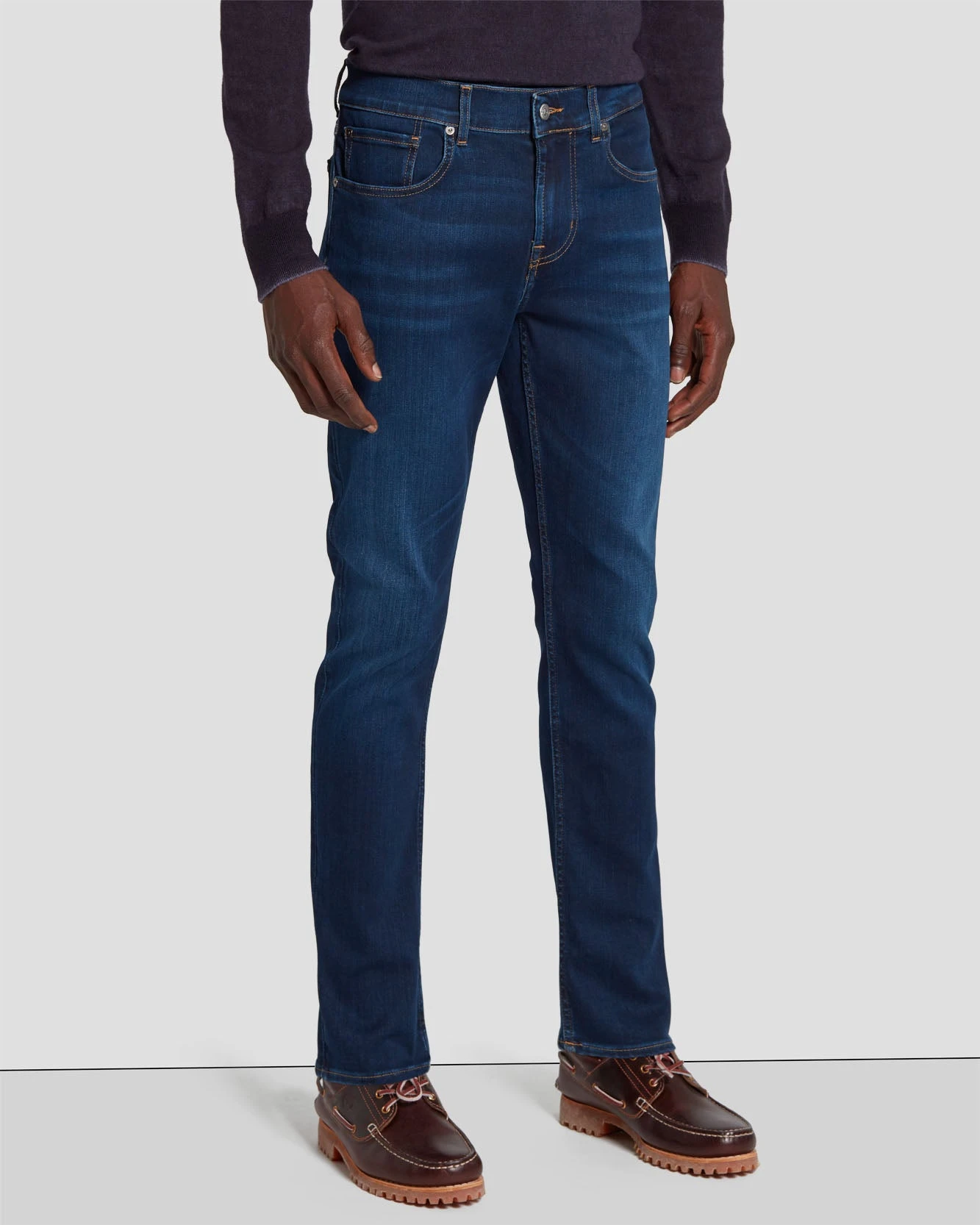 7 For All Mankind EarthKind Stretch Tek Slimmy Tapered In Enigma 4 7 For All Mankind EarthKind Stretch Tek Slimmy Tapered In Enigma - Image 2