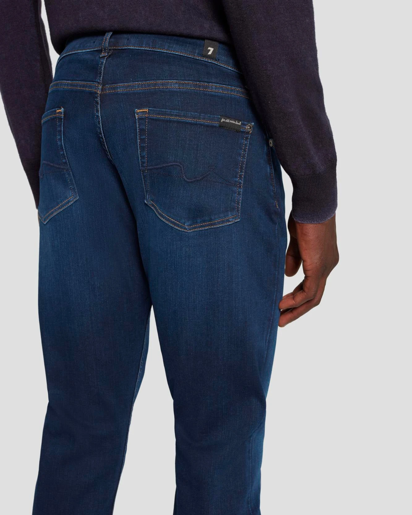 7 For All Mankind EarthKind Stretch Tek Slimmy Tapered In Enigma 5 7 For All Mankind EarthKind Stretch Tek Slimmy Tapered In Enigma - Image 3