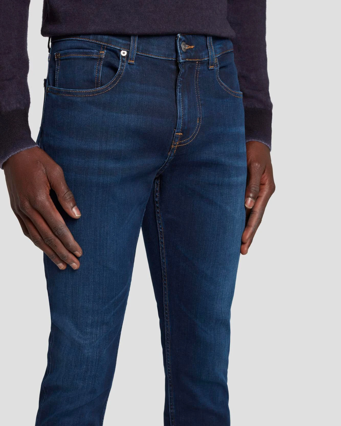 7 For All Mankind EarthKind Stretch Tek Slimmy Tapered In Enigma 7 7 For All Mankind EarthKind Stretch Tek Slimmy Tapered In Enigma - Image 5