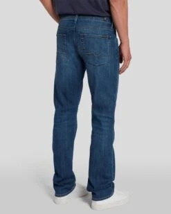 7 For All Mankind Airweft Denim The Straight In Flash -Sleek Fit Style 7T12183 FLH 4