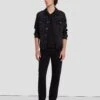 7 For All Mankind Left Hand Adrien In True Black 1 7 For All Mankind Left Hand Adrien In True Black -Sleek Fit Style 7T165095 TBK 1