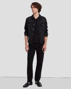 7 For All Mankind Left Hand Adrien In True Black