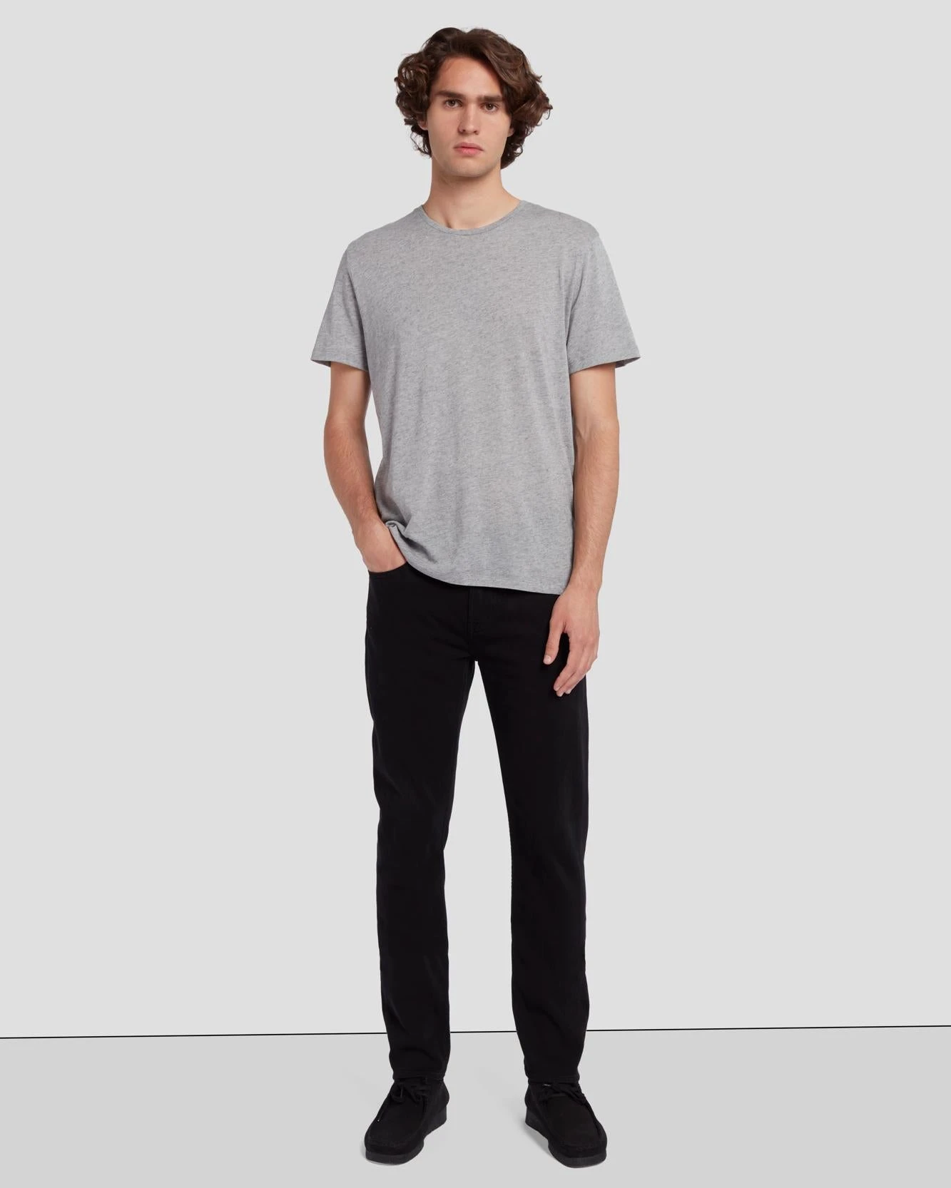 7 For All Mankind Left Hand Paxtyn In True Black 2 7 For All Mankind Left Hand Paxtyn In True Black