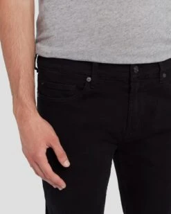 7 For All Mankind Left Hand Paxtyn In True Black 9 7 For All Mankind Left Hand Paxtyn In True Black -Sleek Fit Style 7T185095 TBK 3