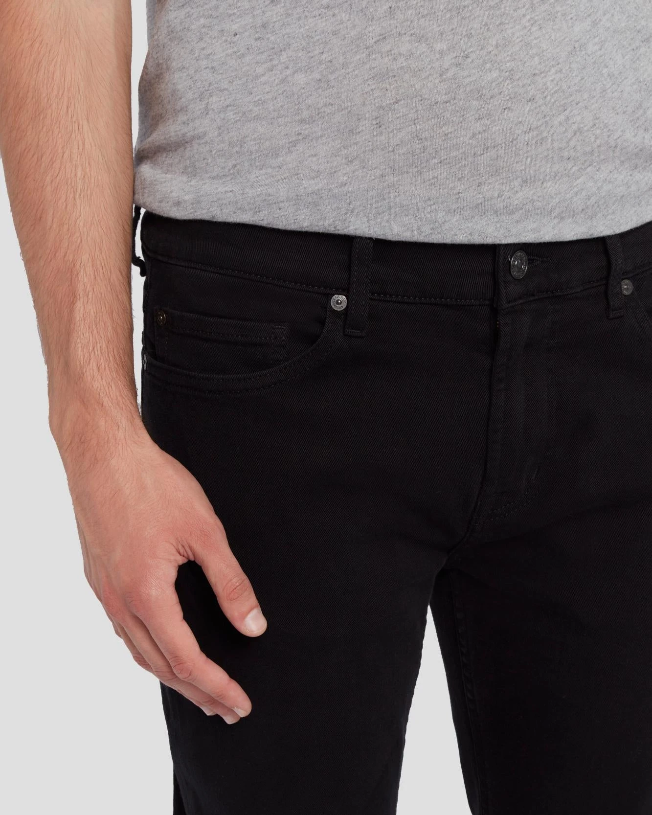 7 For All Mankind Left Hand Paxtyn In True Black 4 7 For All Mankind Left Hand Paxtyn In True Black - Image 3