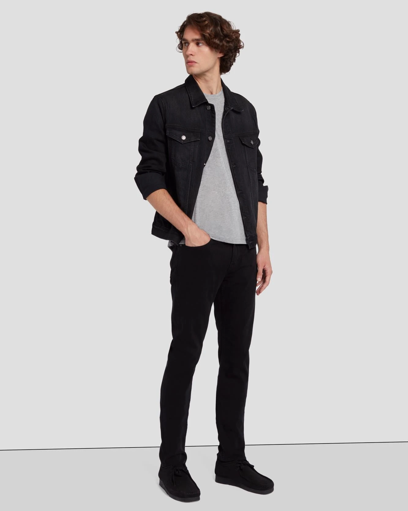7 For All Mankind Left Hand Paxtyn In True Black 7 7 For All Mankind Left Hand Paxtyn In True Black - Image 6