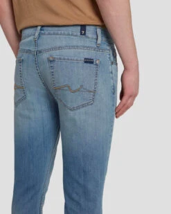 7 For All Mankind Airweft Paxtyn In Santa Cruz -Sleek Fit Style 7T18583L SAC 5