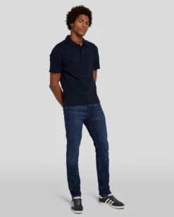 7 For All Mankind EarthKind Stretch Tek Paxtyn In Timeless -Sleek Fit Style 7T185C42 TMS 06