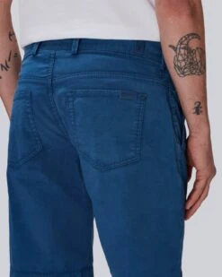 7 For All Mankind Airweft Twill Chino Short In Sea Bed -Sleek Fit Style 7T430C76 ATS 3