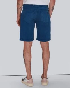 7 For All Mankind Airweft Twill Chino Short In Sea Bed -Sleek Fit Style 7T430C76 ATS 4