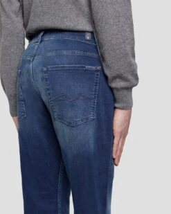 7 For All Mankind Austyn Squiggle In Dark Lago 12 7 For All Mankind Austyn Squiggle In Dark Lago -Sleek Fit Style 7T501B10 DKL 5