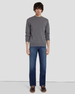 7 For All Mankind Austyn Squiggle In Dark Lago 13 7 For All Mankind Austyn Squiggle In Dark Lago -Sleek Fit Style 7T501B10 DKL 6