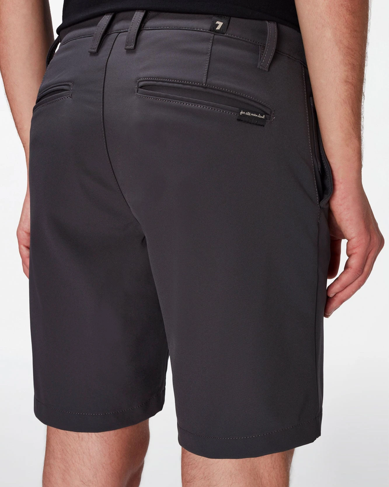 7 For All Mankind Tech Series Short In Gunmetal 6 7 For All Mankind Tech Series Short In Gunmetal - Image 4