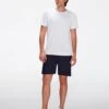 7 For All Mankind Tech Series Short In Navy -Sleek Fit Style 7T502C67 XNV 1