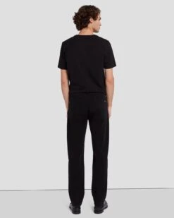 7 For All Mankind Left Hand Slimmy In True Black -Sleek Fit Style 7T511095 TBK 4