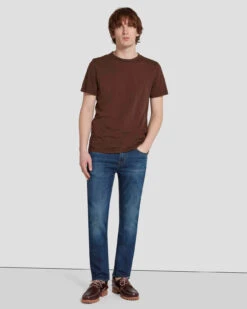 7 For All Mankind Airweft Slimmy In Monterey -Sleek Fit Style 7T51183L MTR 6