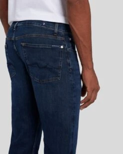 7 For All Mankind EarthKind Stretch Tek Slimmy In Timeless -Sleek Fit Style 7T511C42 TMS 06