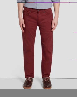 7 For All Mankind Luxe Performance Slimmy In Mulberry -Sleek Fit Style 7T511V60 MBY 2