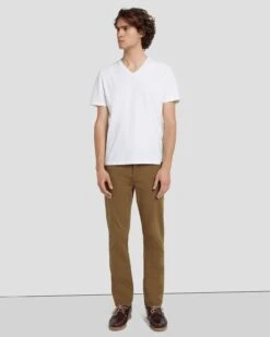 7 For All Mankind Luxe Performance Plus Slimmy In Terra -Sleek Fit Style 7T511V60 TRA 6