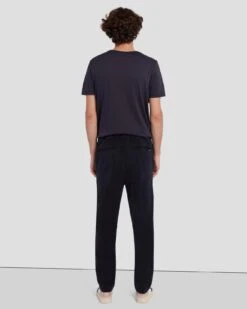 7 For All Mankind Warm Twill Jogger In Navy 11 7 For All Mankind Warm Twill Jogger In Navy -Sleek Fit Style 7T802C54 NVY 4