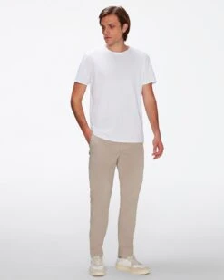 7 For All Mankind Airweft Twill Adrien Chino In Sesame