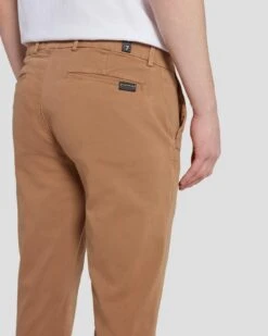 7 For All Mankind Luxe Performance Slimmy Tapered Chino In River Bed -Sleek Fit Style 7TSU9T49 RVB 5