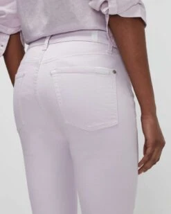 7 For All Mankind High Waist Ankle Skinny In Lilac 8 7 For All Mankind High Waist Ankle Skinny In Lilac -Sleek Fit Style 7U000553 LAC 03