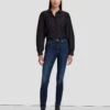 7 For All Mankind High Waist Ankle Skinny In Dian