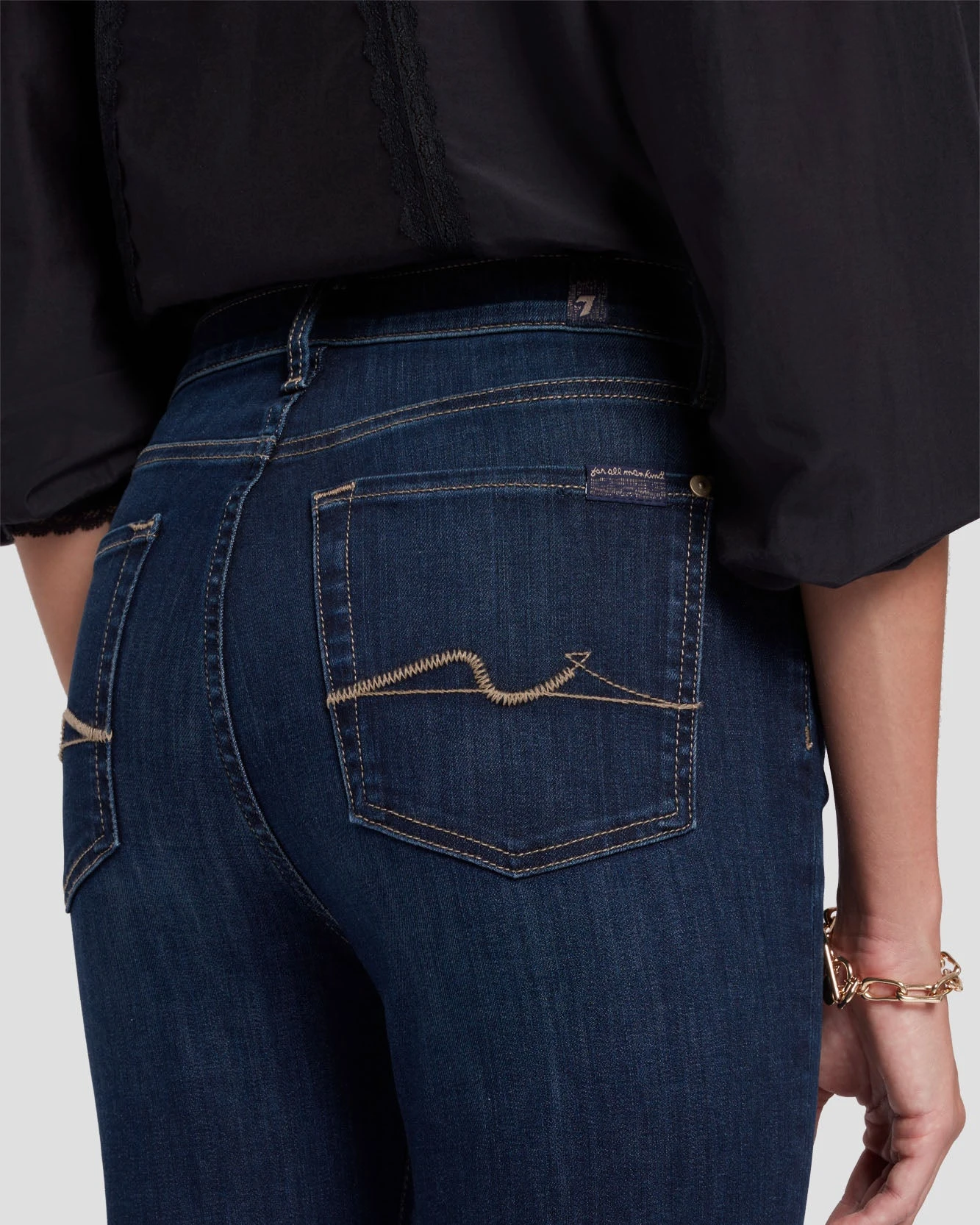 7 For All Mankind High Waist Ankle Skinny In Dian 7 7 For All Mankind High Waist Ankle Skinny In Dian - Image 5