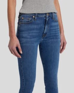 7 For All Mankind High Waist Ankle Skinny In Meisa 10 7 For All Mankind High Waist Ankle Skinny In Meisa -Sleek Fit Style 7U001005 MEI 03