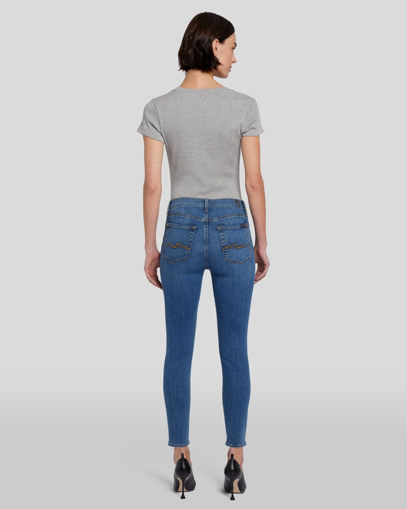 7 For All Mankind High Waist Ankle Skinny In Meisa 6 7 For All Mankind High Waist Ankle Skinny In Meisa - Image 4