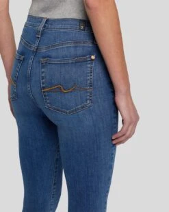 7 For All Mankind High Waist Ankle Skinny In Meisa 13 7 For All Mankind High Waist Ankle Skinny In Meisa -Sleek Fit Style 7U001005 MEI 06