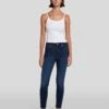 7 For All Mankind Slim Illusion High Waist Ankle Skinny In Tried And True 2 7 For All Mankind Slim Illusion High Waist Ankle Skinny In Tried And True -Sleek Fit Style 7U0011719 TRT 1