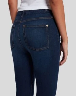 7 For All Mankind Slim Illusion High Waist Ankle Skinny In Tried And True -Sleek Fit Style 7U0011719 TRT 5