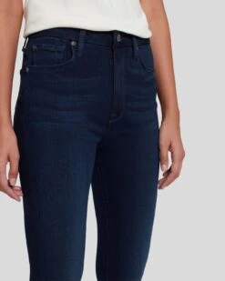 7 For All Mankind Slim Illusion High Waist Skinny In Twilight Blue 10 7 For All Mankind Slim Illusion High Waist Skinny In Twilight Blue -Sleek Fit Style 7U003467 TWB 3
