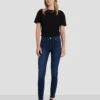 7 For All Mankind Slim Illusion High Waist Skinny In Legendary -Sleek Fit Style 7U003U58 LEG 1